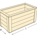 Natural Cedar Planter Boxes